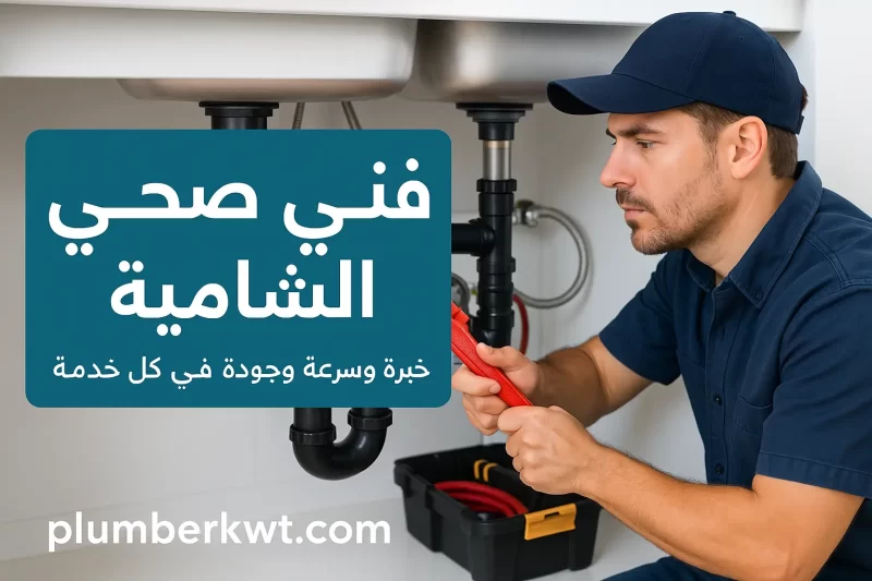 فني صحي الشامية بالكويت يقوم بإصلاح تسرب المياه في المطبخ باحترافية